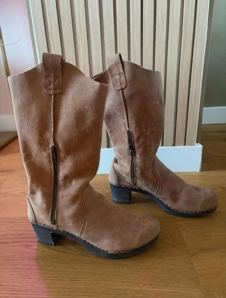 Clumpy’s laarzen maat 42, Kleding | Dames, Schoenen, Gedragen, Hoge laarzen, Bruin, Ophalen of Verzenden