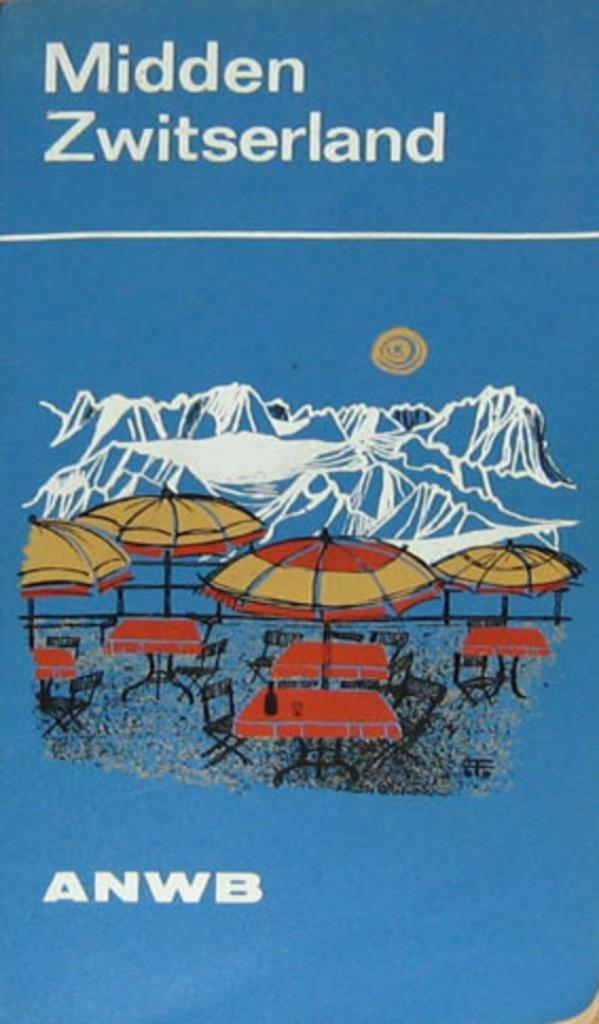 Midden - Zwitserland (ANWB) met losse kaart, Boeken, Reisgidsen, Zo goed als nieuw, Reisgids of -boek, Europa, ANWB, Ophalen of Verzenden