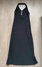 Mat Sui vintage Cocktail jurk zwart halter strass steentjes, Maat 38/40 (M), Mat Sui, Zwart, Cocktailjurk