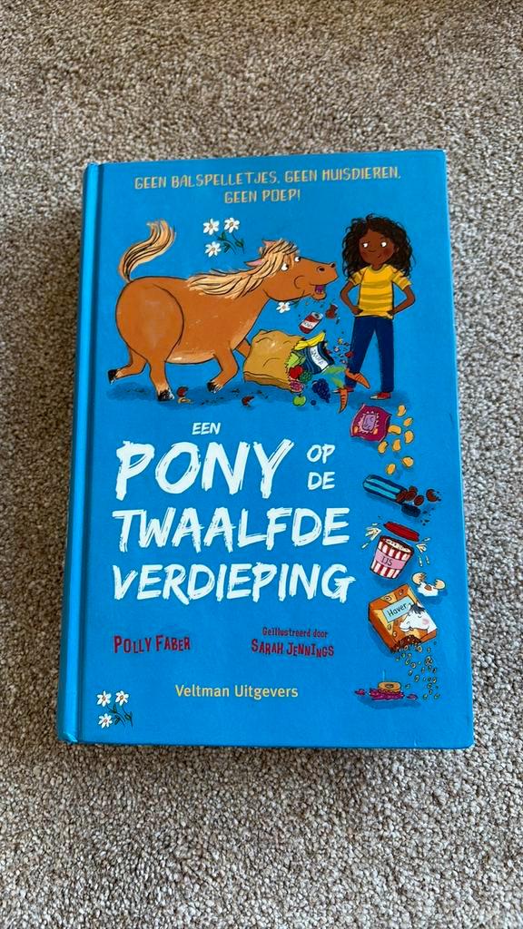 Polly Faber - Een pony op de twaalfde verdieping, Boeken, Kinderboeken | Jeugd | 10 tot 12 jaar, Zo goed als nieuw, Fictie, Ophalen of Verzenden