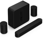 OP VOORRAAD: Sonos Beam Gen 2 + Sub 4 + 2 x Era 100 - Zwart, Overige merken, Soundbar, Nieuw, Ophalen of Verzenden