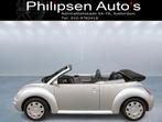 Volkswagen New Beetle Cabriolet 2.0 Turijn Comfort, Te koop, Zilver of Grijs, Benzine, Airconditioning