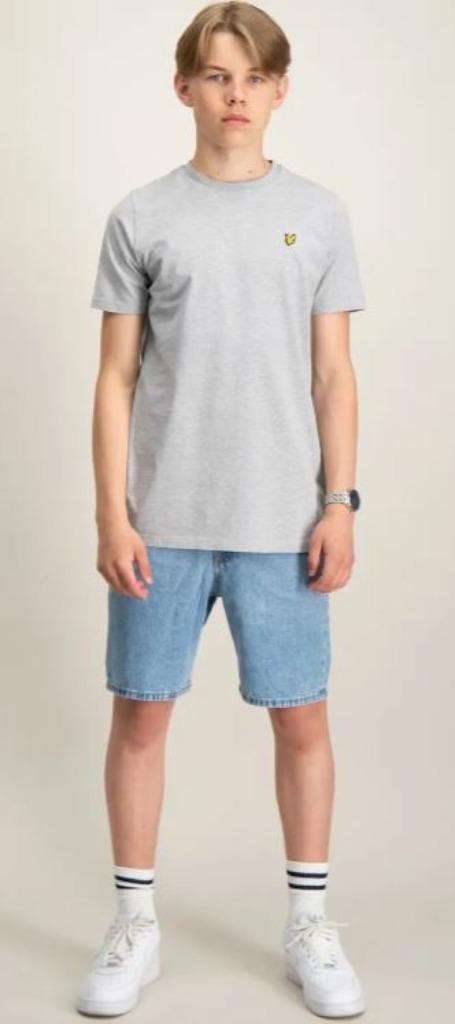 Mooi grijs LYLE & SCOTT shirt maat 14/15- 164/170., Kinderen en Baby's, Kinderkleding | Maat 164, Zo goed als nieuw, Jongen, Shirt of Longsleeve