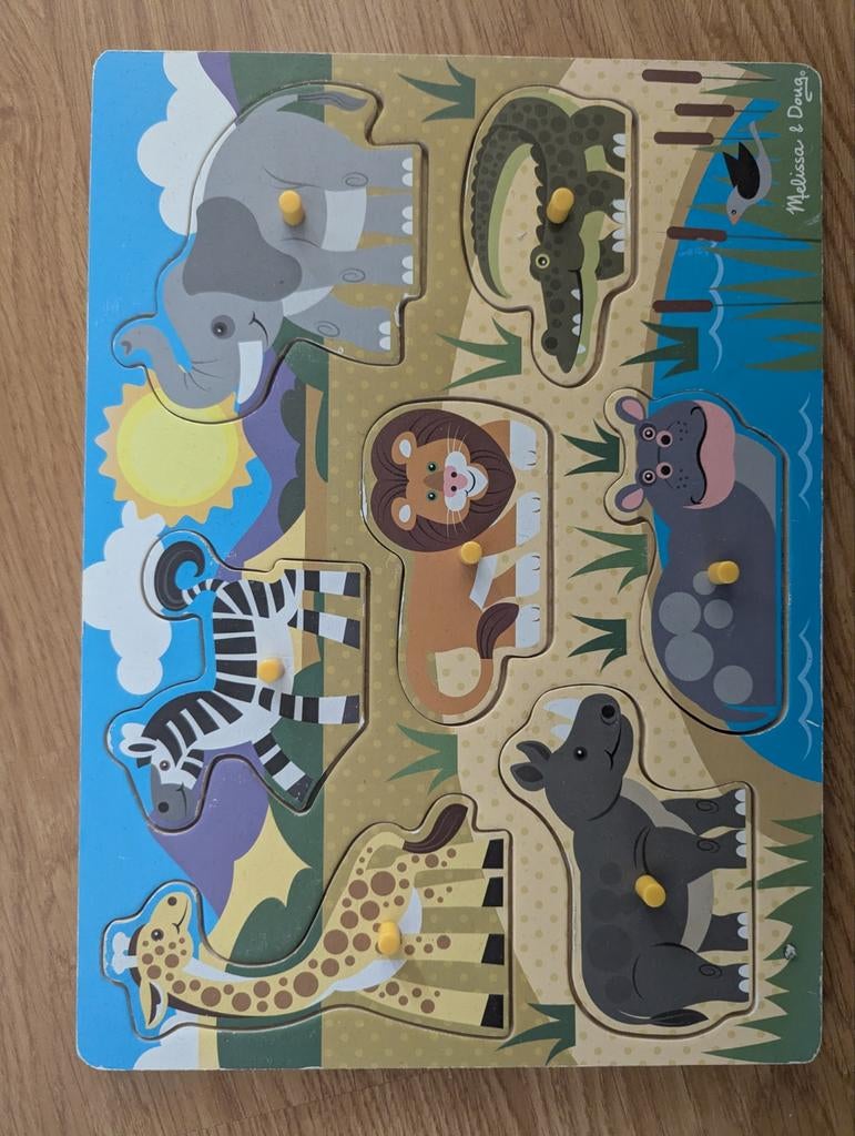 9 Puzzels - Hout & Foam - Compleet, Ophalen