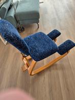 Stokke Varier Ergonomische kniestoel - Blauw, Huis en Inrichting, Ophalen, Gebruikt, Blauw, Ergonomisch