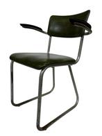 Vintage Industriele Design Stoel Gispen De Wit werkstoel, Gebruikt, Metaal, Eén, Vintage