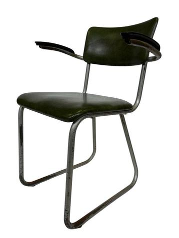 Vintage Industriele Design Stoel Gispen De Wit werkstoel beschikbaar voor biedingen