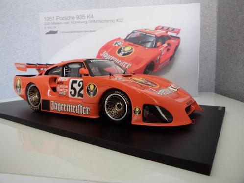 Truescale 1/18 Porsche 935 K4 Jagermeister 1981 TSM, Hobby en Vrije tijd, Modelauto's | 1:18, Zo goed als nieuw, Auto, Overige merken