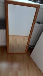 Houten Spiegel - Rechthoekig, Huis en Inrichting, Woonaccessoires | Spiegels, Minder dan 50 cm, Gebruikt, Ophalen of Verzenden