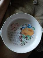 Ovenschaal bedrukt met appeltaart recept, Ophalen of Verzenden, Zo goed als nieuw