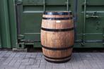 Gevraagd Houten regenton, 150 liter of meer, Ophalen of Verzenden, Hout, Met kraantje