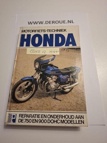BOEK 12 MOTORFIETS & TECHNIEK HONDA CB750    CB900F beschikbaar voor biedingen