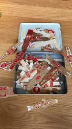 Sigaren bandjes in Ritmeester blikje, Ophalen of Verzenden, Gebruikt, Sigarenbandjes