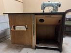 Antieke original Phoenix naaimachine tafel, Ophalen