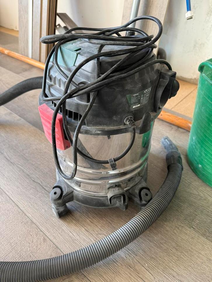 Parkside Bouwstofzuiger - Nat & Droog - Inclusief Accessoire, Doe-het-zelf en Verbouw, Reinigingsmachines, Gebruikt, Waterstofzuiger