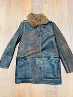 Schott NYC. Lammy Coat / Shearling Leren Unisex Bruin XXL, Kleding | Heren, Jassen | Winter, Schott, Bruin, Overige maten, Ophalen of Verzenden