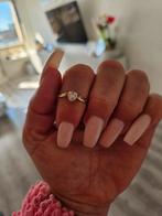 Gouden ring met hart steen 14k of?, Ophalen of Verzenden, Goud, Ring