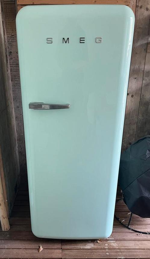 Smeg Koelkast Retro Mintgroen, Witgoed en Apparatuur, Koelkasten en IJskasten, Gebruikt, Met vriesvak, 200 liter of meer, 160 cm of meer