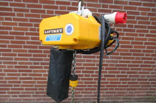 Kettingtakel 750 kilo - hefhoogte 185 cm - 3 fase 400 V., Doe-het-zelf en Verbouw, Lieren en Takels, Gebruikt, Elektrisch, Ophalen of Verzenden