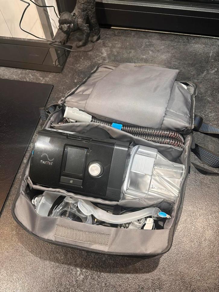 ResMed AirSense 10 AutoSet CPAP compleet accessoires en tas, Diversen, Verpleegmiddelen, Nieuw, Ophalen of Verzenden