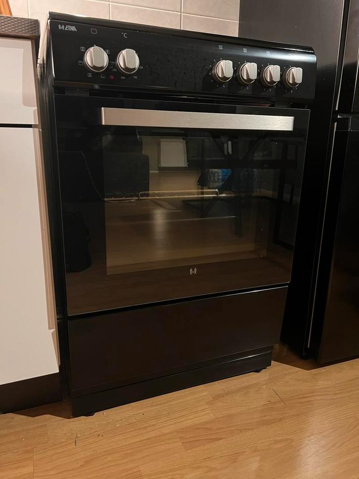 ETNA FIV560ZWA Inductie Fornuis met Oven, Witgoed en Apparatuur, Ovens, Gebruikt, Vrijstaand, Oven met grill, 60 cm of meer, Hete lucht