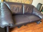 leather leolux bank, Ophalen, Minder dan 75 cm, Tweepersoons, Leer