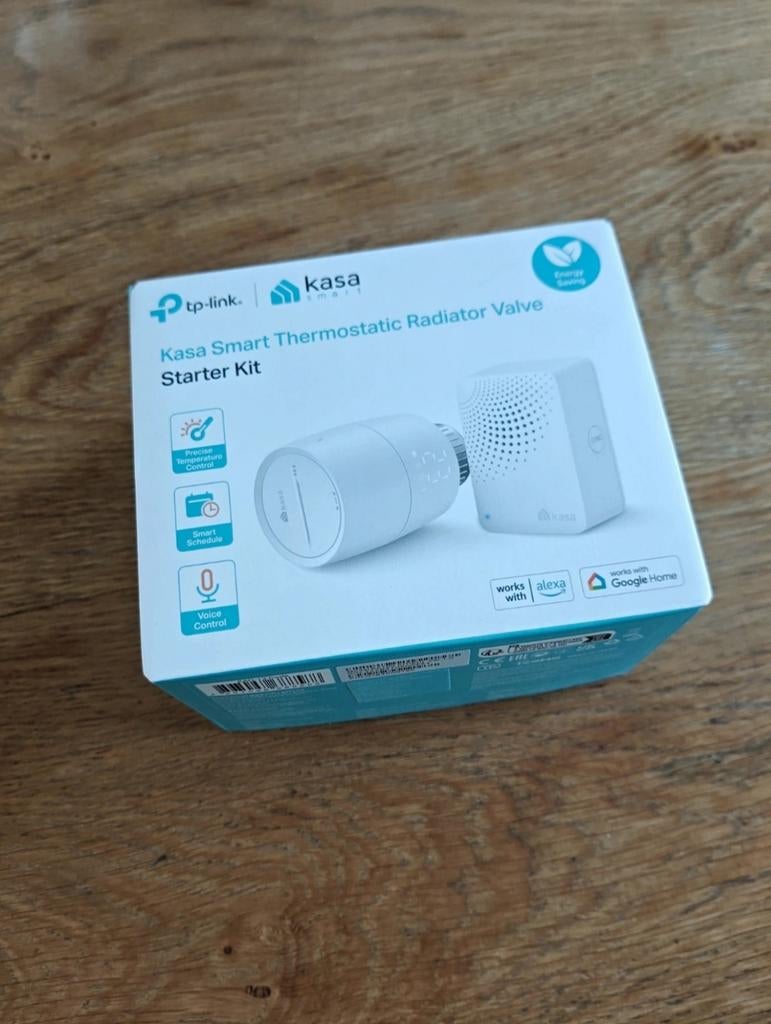 Kasa Smart Thermostatic Radiator Valve - Starter Kit, Ophalen of Verzenden, Slimme thermostaat, Nieuw