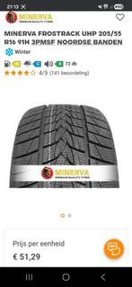 4 nieuwe winterbanden met standaard zwarte velg, Ophalen of Verzenden, Nieuw, Audi