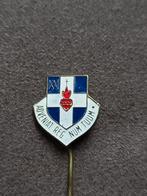 Religieus speldje Adveniat reg num tuum, Verzamelen, Speldjes, Pins en Buttons, Ophalen of Verzenden, Gebruikt