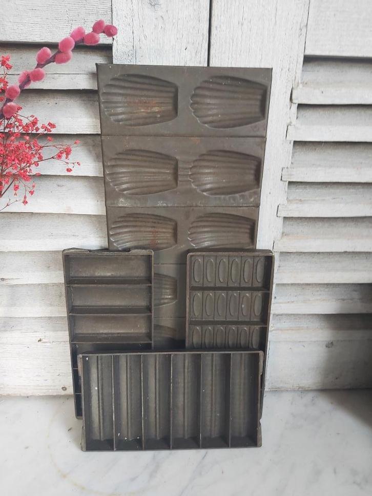 Diverse oude chocoladevormen /bakvormen (4), Antiek en Kunst, Curiosa en Brocante, Verzenden