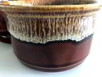 Brown Drip Ware Pottery soep kommen, Ophalen of Verzenden, Zo goed als nieuw, Kom(men), Overige stijlen