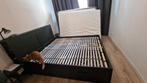 IKEA Brimnes bed 160x200 zwart met lades, Huis en Inrichting, Ophalen, Zwart, Tweepersoons, Zo goed als nieuw