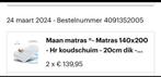twee matrassen 140x 200 voor 150 of een voor 75 euro, Ophalen