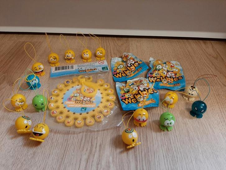 Webbies poppetjes met sleutelhanger houder C1000, Verzamelen, Supermarktacties, Ophalen of Verzenden