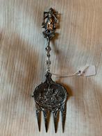 Zilveren Broodvork met Hollands Tafereel, Ophalen of Verzenden