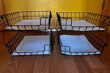 2 x IKEA brievenbak zwart metaal beschikbaar voor biedingen