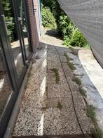 Gratis grindtegels +/- 20m2. Zelf eruit halen, Tuin en Terras, Tegels en Klinkers, Ophalen, Keramiek, Zo goed als nieuw, 10 m² of meer