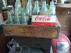 2 oude coca Cola kratjes inclusief  48 oude flessen, Verzenden, Gebruikt