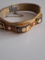 Vintage armband Damascene Radi Spain., Ophalen of Verzenden, Rood