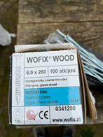 6.0 x 260 schroeven verzinkt plus revetten, Ophalen, Nieuw, 250 mm of meer, Schroeven