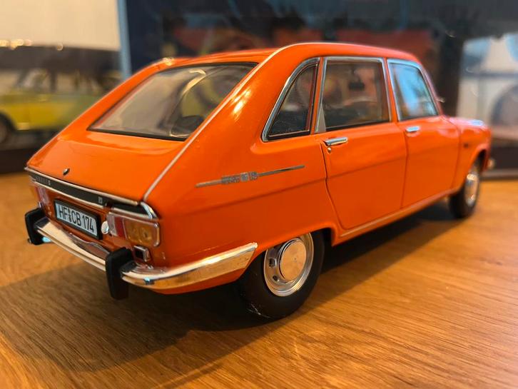 Renault 16 TS | Norev | 1:18 | oranje, Hobby en Vrije tijd, Modelauto's | 1:18, Nieuw, Auto, Norev, Ophalen of Verzenden