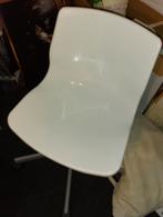 Witte bureaustoel voor kind, Huis en Inrichting, Stoelen, Ophalen, Wit, Zo goed als nieuw, Metaal