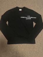 CDG x Supreme longsleeve Maat M Nieuw!!!, Kleding | Heren, T-shirts, Ophalen of Verzenden, Zo goed als nieuw, Maat 48/50 (M), Zwart
