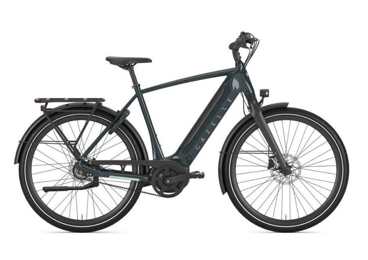GAZELLE Ultimate C8+ HMB Belt 500wh Heren Pine Green Glans 6, Fietsen en Brommers, Elektrische fietsen, Nieuw, Gazelle, 59 cm of meer