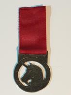 Medaille vrijmetselarij Loge De Eenhoorn te Hoorn, Nederland, Overige materialen, Ophalen of Verzenden