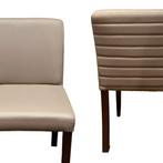 4 Eetkamer Stoelen **SHOWROOMMODEL**  leerlook, leverkleurig, Huis en Inrichting, Stoelen, Overige kleuren, Nieuw, Vier, Ophalen