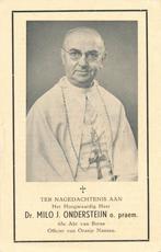 Ondersteijn Milo 1887 - 1959 Den Bosch priester, Verzamelen, Bidprentjes en Rouwkaarten, Ophalen of Verzenden, Bidprentje