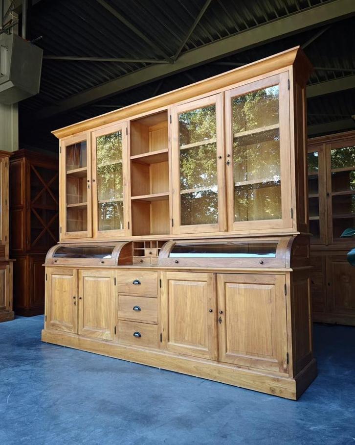 Grote / Brede grutterskast | Teakhouten Servieskast  #2242, Huis en Inrichting, Kasten | Buffetkasten, Gebruikt, 200 cm of meer