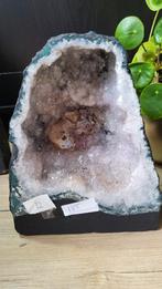 Amethist geode Brazilië tweeling, Verzamelen, Mineralen en Fossielen, Ophalen of Verzenden, Mineraal