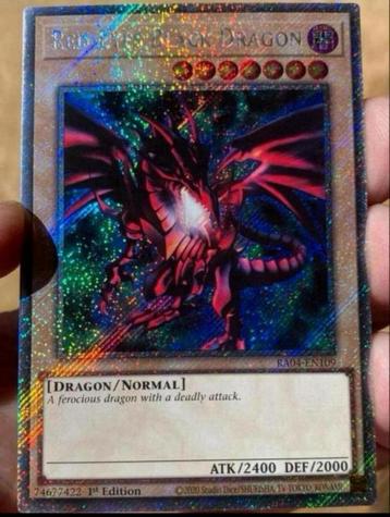 Yu-Gi-Oh! Red Eyes Black Dragon RA04 1st Edition ! beschikbaar voor biedingen